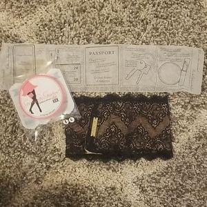 Black Garter with Pockets